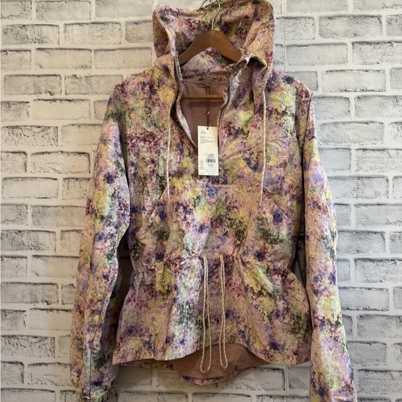 Calia Jackets & Blazers - NWT! Women’s Calia purple splash pullover hooded windbreaker jacket Medium $118